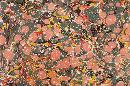 Decorative endpaper from a nineteenth century book