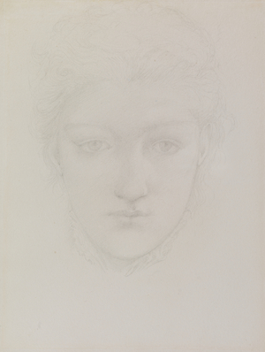 Study of Frances Graham, c 1879 (Pencil)