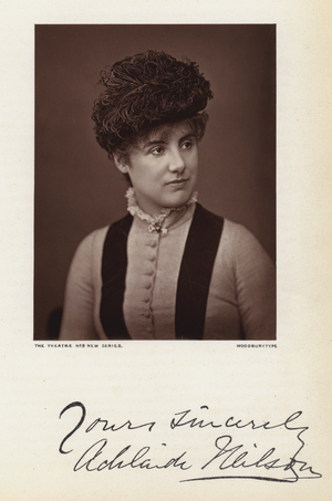 Adelaide Neilson (b/w photo)