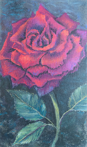 Beauty of the rose, 2020 (pastel)
