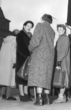 Arvika, Sweden 195412. Norwegian housewives have conquered Arvika ..., 1954 (photo)