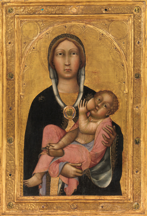 Madonna and Child, c.1370 (tempera on wood, gold ground)