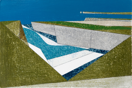 Wave Line 7 (acrylic on board) 