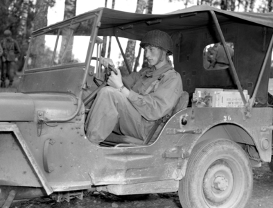 Trandum 195608. Prince Harald in military service at the Cavalry Command School …, 1956 (photo)