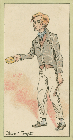 Oliver Twist (colour litho)