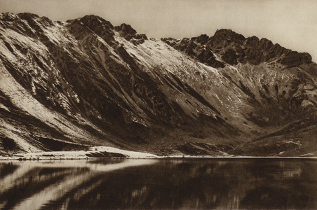 Mexico: Nevado de Toluca, Estado Mejico (b/w photo)
