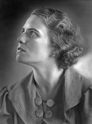 Portrait of a woman, 1938 (b/w photo)