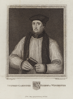 Stephen Gardiner, Bishop of Winchester (engraving)