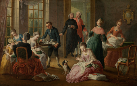 Afternoon Tea, 1778 (oil on canvas) 