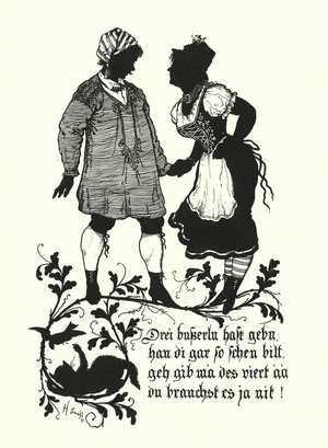 Silhouette by Hugo Strohl (litho)