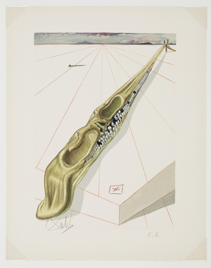 Canto 14 - The Blasphemers, c.1960 (woodcut)