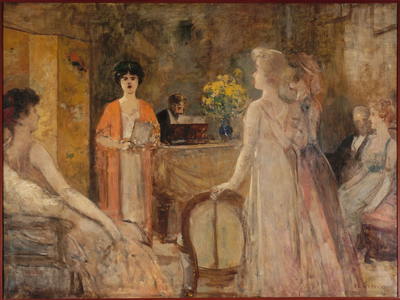 Un mardi, soirée chez Madeleine Lemaire, ca. 1910 (oil on canvas)