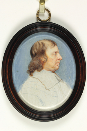 Oliver Cromwell (w/c on ivory)