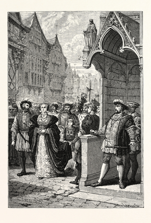 Henry VIII. Sees Anne of Cleves for the First Time.