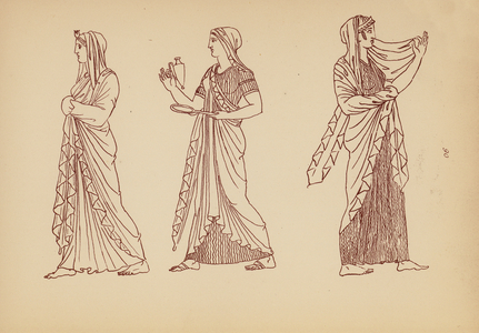 Ancient Greek Female Costume (litho)