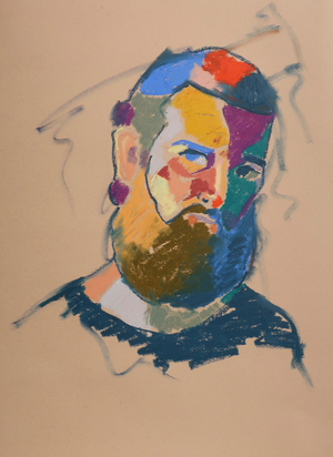 Color Study 16, 2023 (pastel on paper)