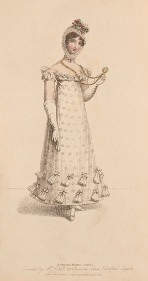 Evening Home Dress, 1817 (print)
