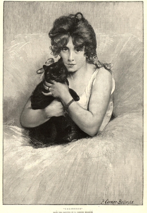 Cats Magazine Plate, UK, 1900s