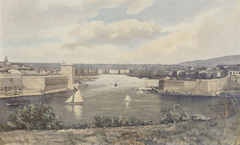 Marseille, Entree du Port-Vieux (colour photo)