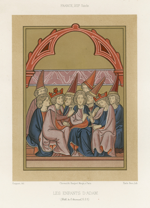 The children of Adam (chromolitho)