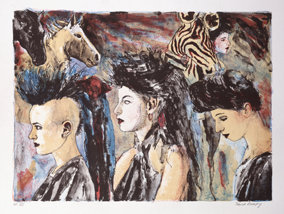 Parade (lithograph on paper)
