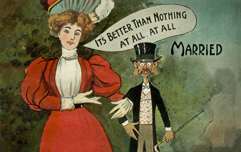 Married - it's better than nothing at all (colour litho)