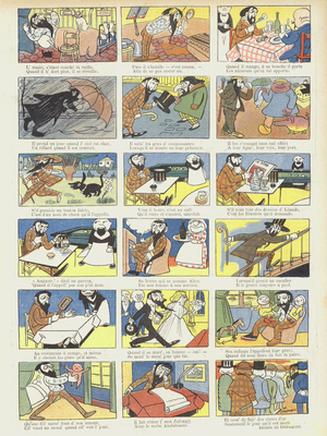 Illustration for Le Rire (colour litho)