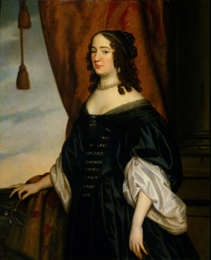 Portrait of Amalia van Solms, 1650 (oil on canvas)