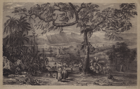 Ghats, India (litho)