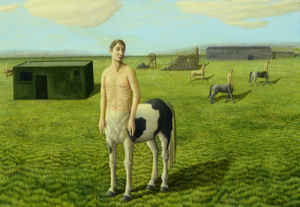 Piebald Centaur, 2013 (oil on panel)