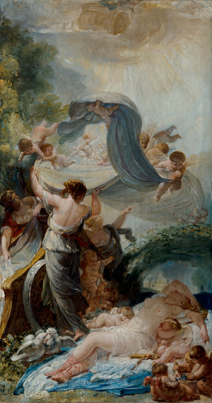 Sleeping Venus, 18th century (oil on canvas)
