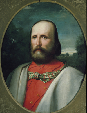 Portrait of Giuseppe Garibaldi (oil on canvas)