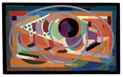 Composition for 'Meditation', 1932-1933 (oil on canvas)