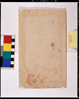 Study for a boy wearing a turban, verso (drawing)