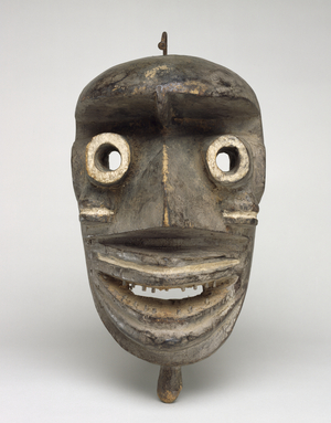 Face Mask, 1850-1970 (wood and kaolin)