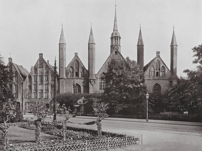 Lubeck: Heiligengeist-Hospital (b/w photo)