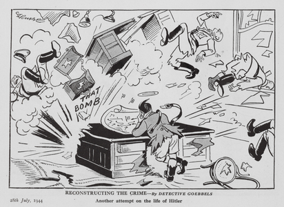 Strube WW2 cartoon (litho)