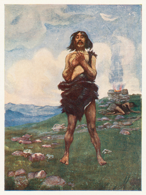 Byron's poem: Cain, Act III, Sc 1 (colour litho)