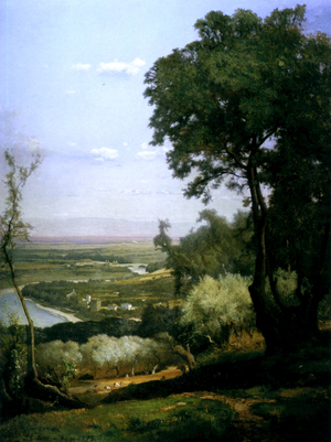 Near Perugia, Italy, 1872 (oil on canvas)