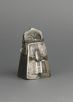 The Bell Shrine of St Mura, 11th - 16th century (bronze, brass, silver, parcel-gilt, rock crystal and amber)