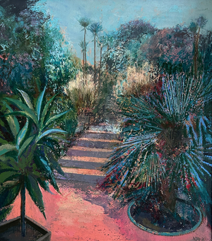 Sunken Garden, 2020-23 (oil on board)