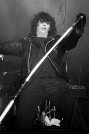 Joey Ramone in concert (photo)