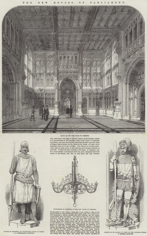 The New Houses of Parliament (engraving)
