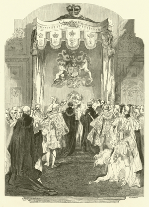 Chapter of the Order of the Garter, Windsor (engraving)