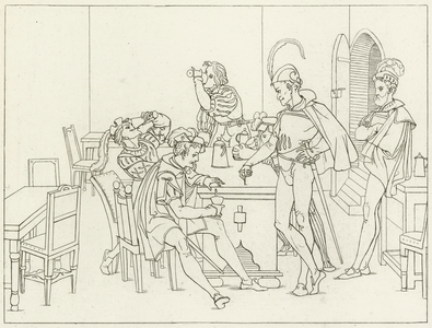 Illustration for Goethe's Faust (engraving)