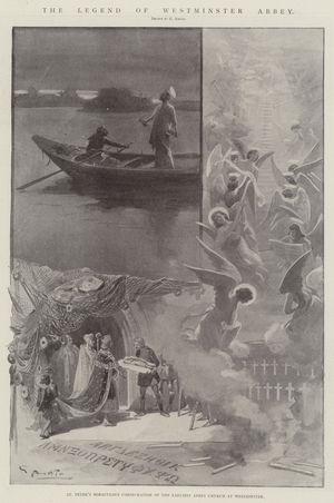 The Legend of Westminster Abbey (litho)