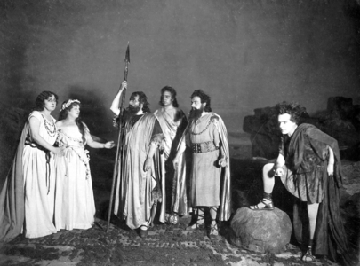 'The Rhine Gold' at the Deutsche Oper, 1920 (b/w photo)