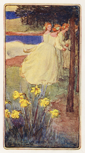 To Daffodils (colour litho)