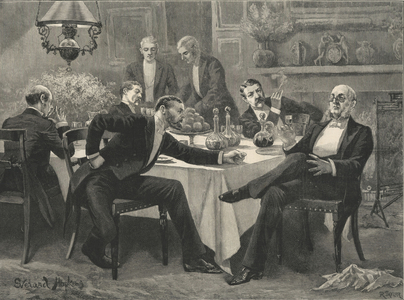 Gentleman's Club NLI, Magazine Plate, UK, 1880s