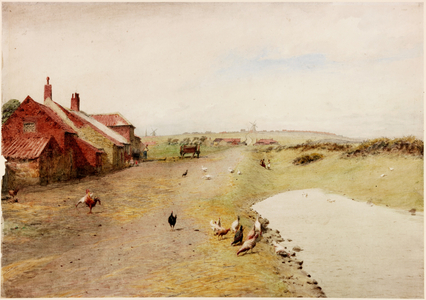Stote's Houses, the 'Bee Houses' of Horsley (bodycolour on paper)